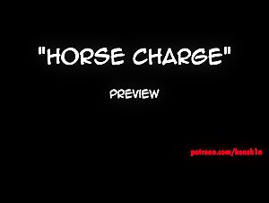 Horse Charge 3D Hentai Cartoon