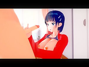SAO: BIG TITS BABE SUGUHA LOVES a GOOD POUNDING (3D Hentai)