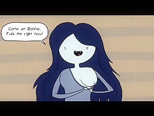 Princess Bubblegum & Marceline the Vampire Queen Lesbian Fuck - Adventure Time Porn Parody