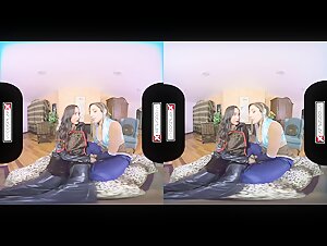 VR Cosplay X Karlee Grey Fucking with Abella Danger VR Porn