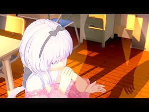 Maid Dragon - Legal Kanna 3D Hentai
