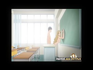 Teacher Gets Creampied by a Student in Class - Hentai.xxx