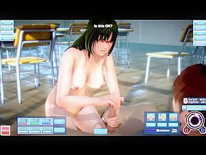 Anime Porno Games, Sex with a Shy Girl at School &#124; 3d Hentai