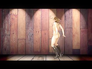Naked Sexy Girl Hot Dance Green Screenanimated Cartoon Clip