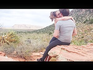 Cute Couple have Sex on Public Trail - LindseyLove