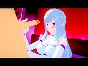 Re Zero: Emilia's first Time (3D Hentai)