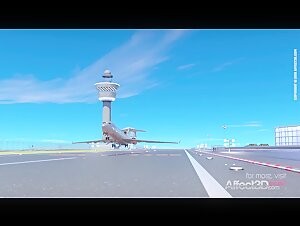 AFFECT3D - Futanari Airlines 3D Animation