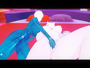 Undertale Hentai 3D (Furry) - Toriel x Sans the Skeleton (Futa)