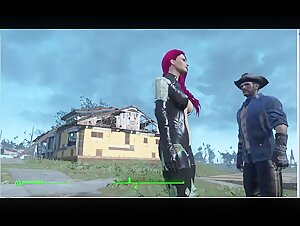 Red-haired Alice. Sex Adventure of a Beautiful Girl in the Fallout 4 World &#124; Porno Game