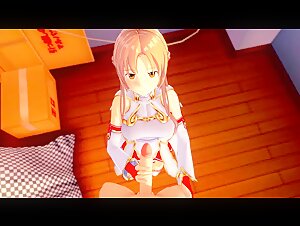 Sword Art Online: HARD SEX WITH Yuuki Asuna (3D Hentai)