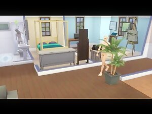 Married Couples have Exchanged Wives. Sex Party &#124; Porno Game, Sims 4 Wicked Woohoo